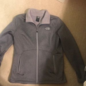 Purplish north face jacket